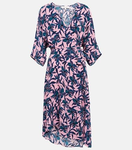 Robe midi à fleurs - Diane von Furstenberg - Modalova