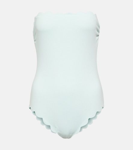 Maillot de bain bustier à bords festonnés - Marysia - Modalova