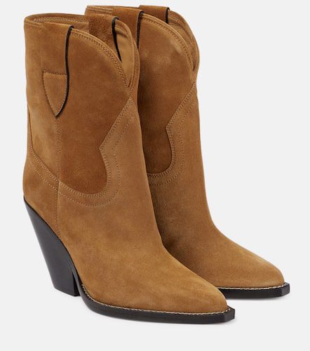 Bottines santiags Leyane en daim - Isabel Marant - Modalova