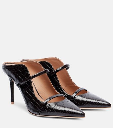 Mules Maureen 85 en cuir embossé - Malone Souliers - Modalova
