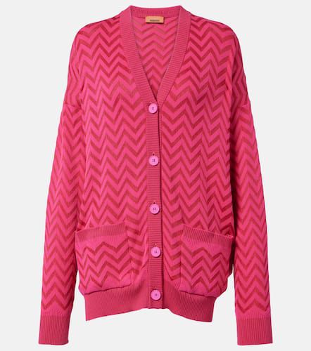 Cardigan Zigzag en coton mélangé - Missoni - Modalova