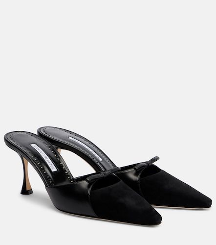 Mules Tapidpla en cuir - Manolo Blahnik - Modalova