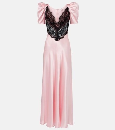Robe de cocktail en soie et dentelle - Rodarte - Modalova