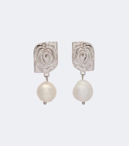 Boucles d'oreilles à fleurs et perles fantaisie - Magda Butrym - Modalova