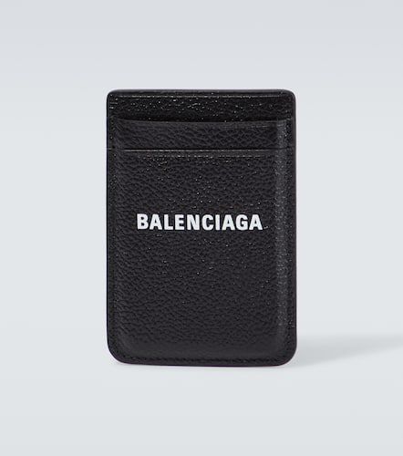 Porte-cartes pour téléphone Cash en cuir - Balenciaga - Modalova