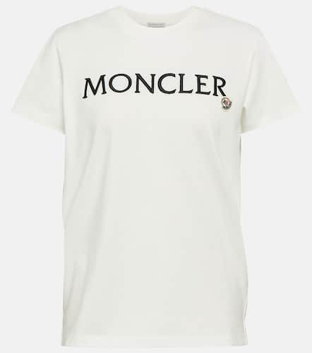 Moncler T-shirt en coton à logo - Moncler - Modalova