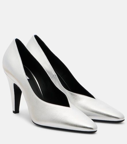 Alaïa Escarpins en cuir métallisé - Alaia - Modalova