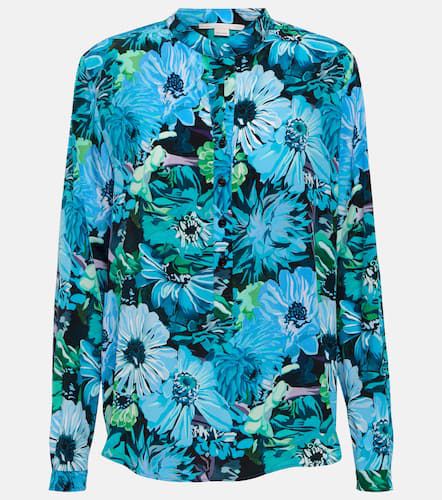 Blouse en crêpe de soie à fleurs - Stella McCartney - Modalova