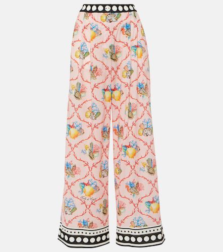 Pantalon ample Capri imprimé en coton - Dolce&Gabbana - Modalova