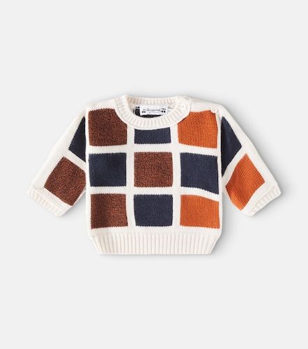 Pull Gallen en laine colorblock - Bonpoint - Modalova