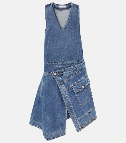 Robe portefeuille en denim - JW Anderson - Modalova