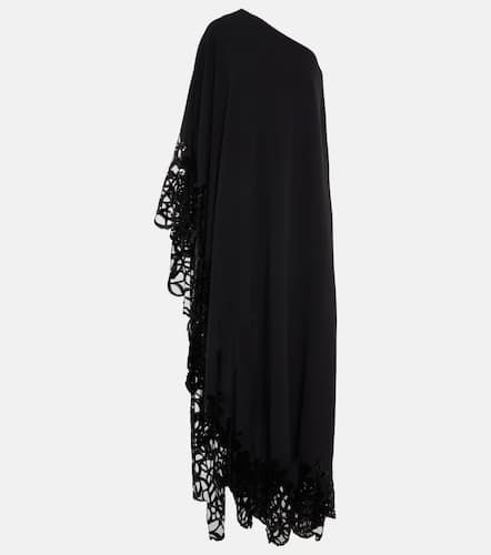 Robe longue asymétrique en satin - Elie Saab - Modalova