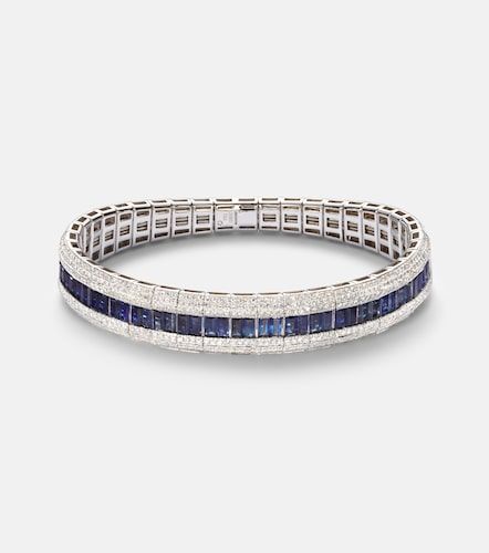 Bracelet en or blanc18 ct, saphirs et diamants - Shay Jewelry - Modalova