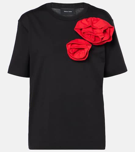 T-shirt Boy en coton à fleurs - Simone Rocha - Modalova