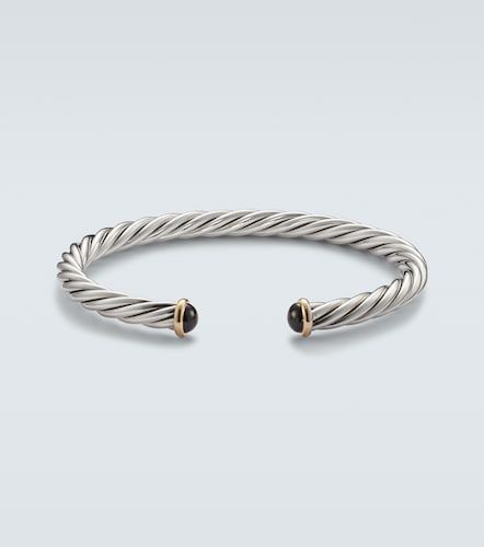 Bracelet Cable en or 14 ct (585/1000), argent sterling et onyx - David Yurman - Modalova