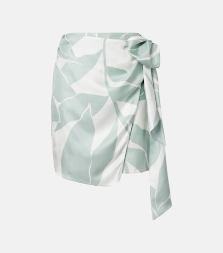 Jupe portefeuille Strano imprimée en soie - Max Mara - Modalova