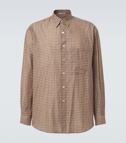 Chemise en coton à carreaux Vichy - Auralee - Modalova
