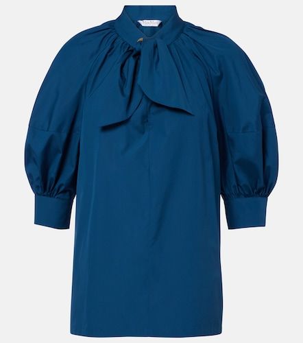 Blouse en coton à col lavallière - Max Mara - Modalova