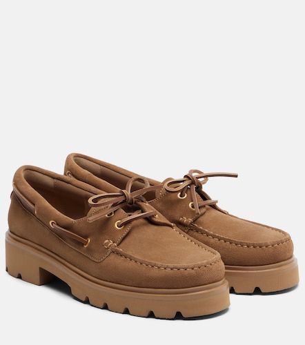 Chaussures bateaux Olonne en daim - Gianvito Rossi - Modalova
