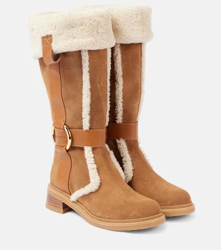 See By Chloé Bottes New Ring en daim et peau lainée - See By Chloe - Modalova