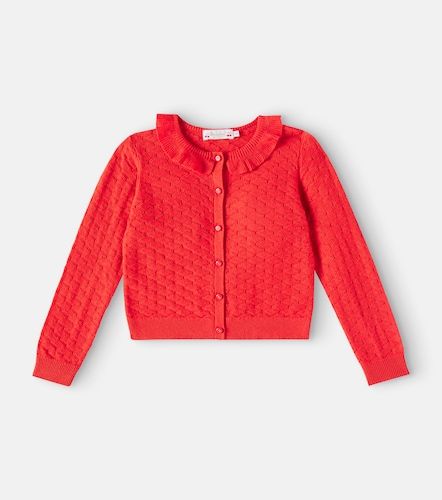Cardigan Emy en mélange de coton et lin - Bonpoint - Modalova