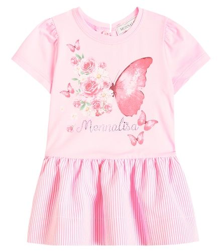 Robe imprimée en coton mélangé - Monnalisa - Modalova