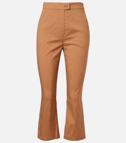 Pantalon évasé Curve en coton mélangé - Max Mara - Modalova