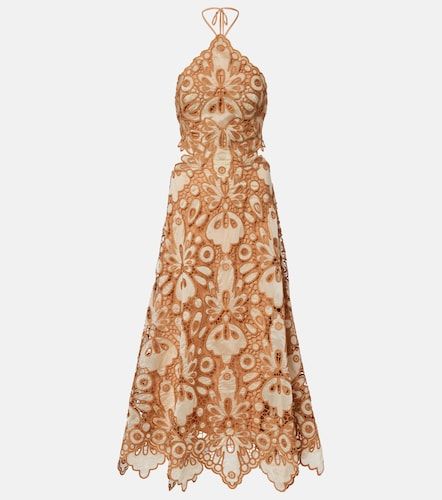 Robe longue en guipure - Johanna Ortiz - Modalova