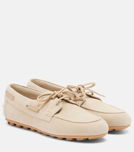 Chaussures bateau H693 en daim - Hogan - Modalova