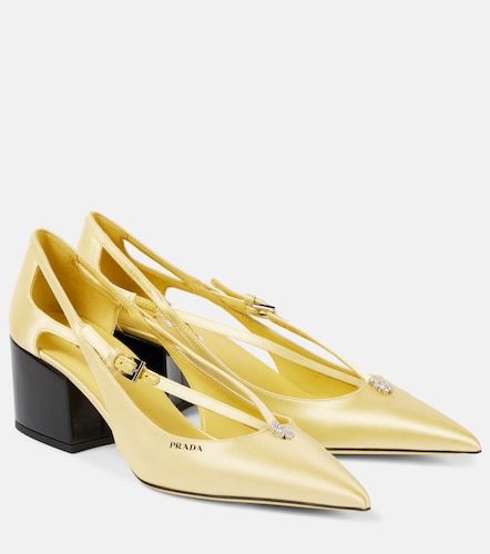 Escarpins 55 à découpes et ornements - Prada - Modalova