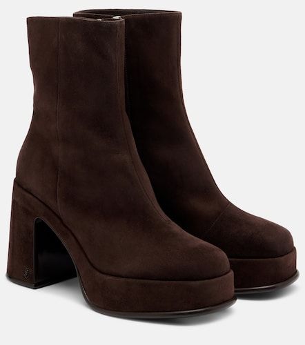 Bottines à plateau Hadi en daim - Jimmy Choo - Modalova