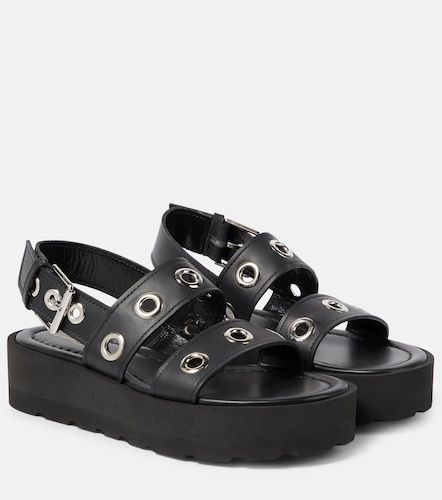 Sandales compensées en cuir - Gianvito Rossi - Modalova