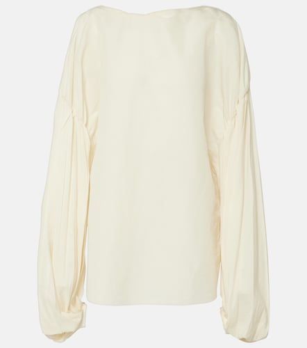 Khaite Top Quico en soie et coton - Khaite - Modalova