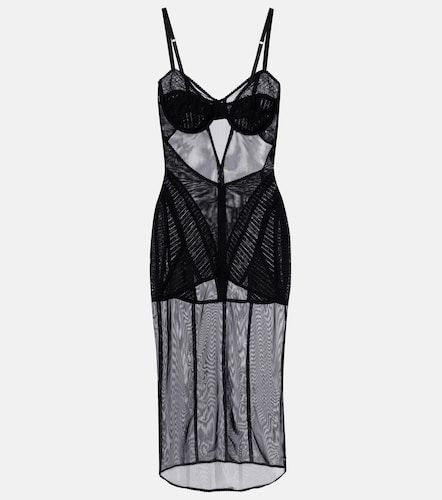 Robe midi transparente - Dolce&Gabbana - Modalova