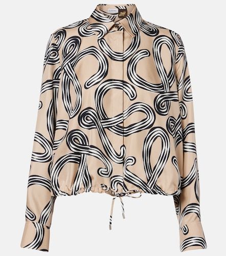 Chemise Paula's Ibiza Anagram en soie - Loewe - Modalova