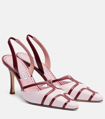 Escarpins slingback Sarto 90 en cuir - Manolo Blahnik - Modalova