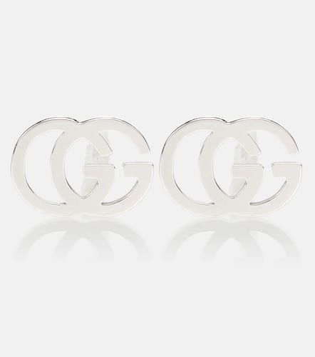 Boucles d'oreilles GG en or blanc 18 ct - Gucci - Modalova