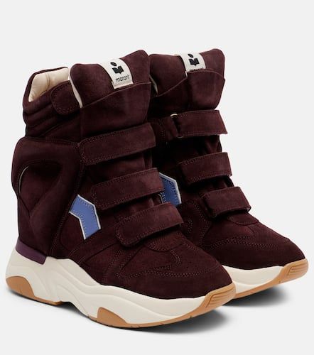 Baskets Balskee  plateforme en daim - Isabel Marant - Modalova