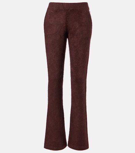 Pantalon evasé Fluffy Statement en laine et cachemire mélangés - Dorothee Schumacher - Modalova