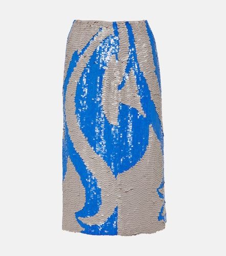 Jupe midi  sequins - Dries Van Noten - Modalova