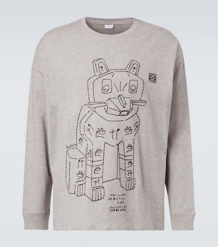 X Louis Wain – T-shirt brodé en coton - Loewe - Modalova