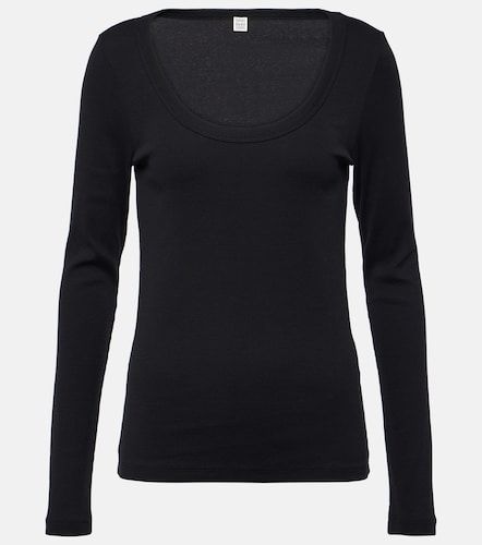 Toteme T-shirt en coton mélangé - Toteme - Modalova