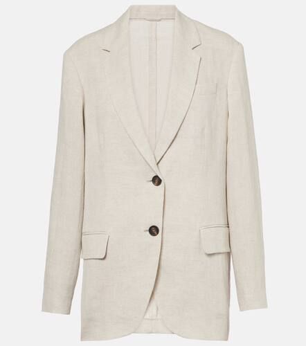 Blazer en lin mélangé - Brunello Cucinelli - Modalova