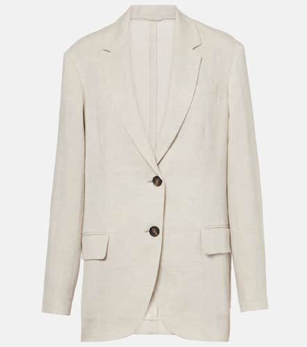 Blazer en lin mélangé - Brunello Cucinelli - Modalova