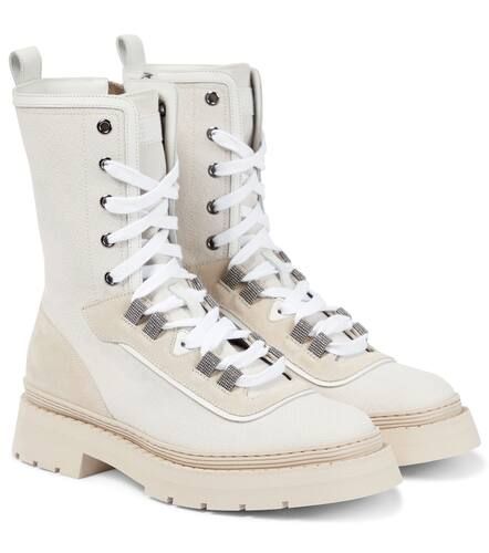 Bottines en toile - Brunello Cucinelli - Modalova