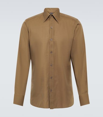 Chemise en popeline de soie - Tom Ford - Modalova