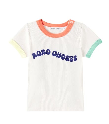 Bébé – T-shirt en coton mélangé à logo - Bobo Choses - Modalova