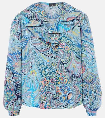 Blouse imprimée en coton mélangé - Etro - Modalova