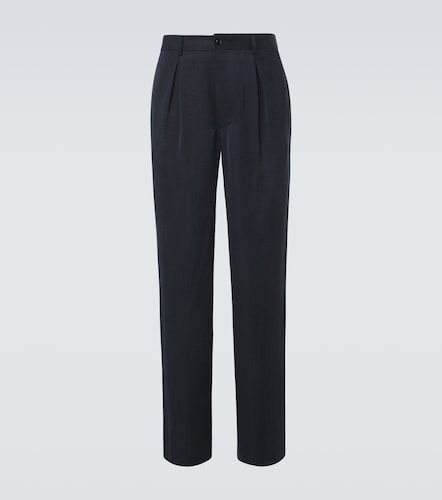 Pantalon ample en satin - Giorgio Armani - Modalova