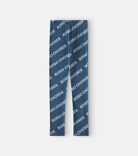 Legging en coton mélangé à logo - Bobo Choses - Modalova